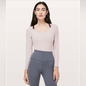 lululemon athletica Smoky Blush Full Freedom Bodysuit NWT